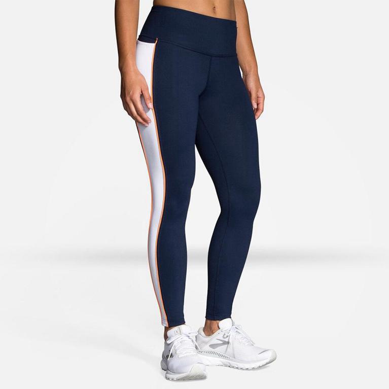 Brooks Greenlight Running Leggings - Women's - Grey (21478-VHTI)